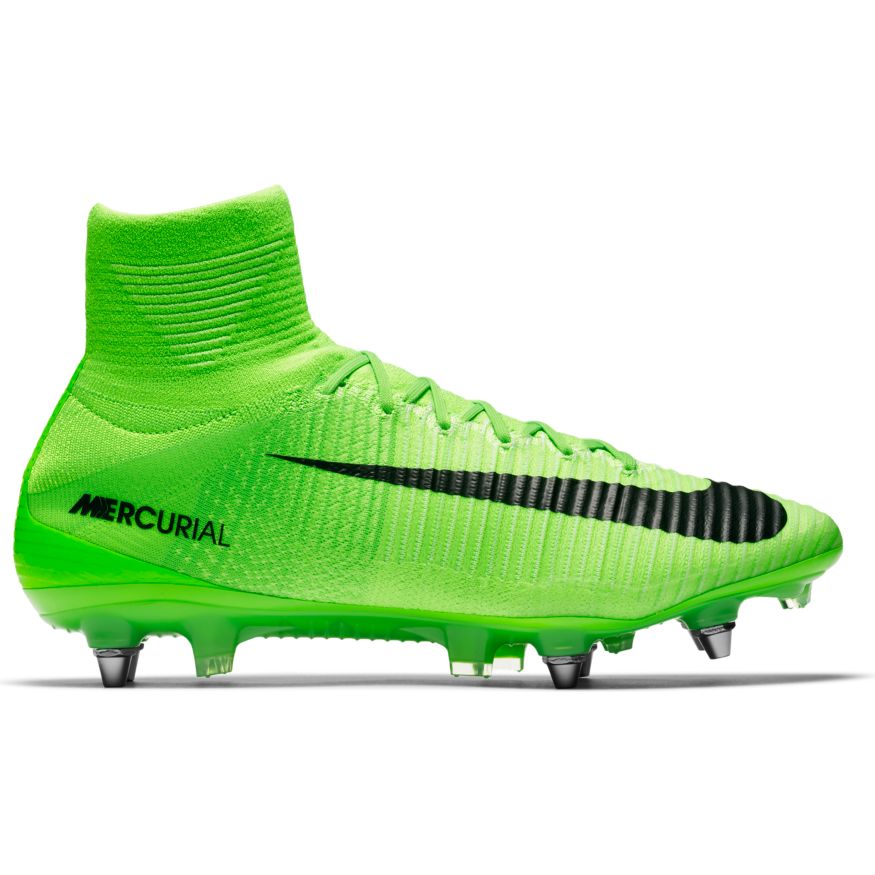 NIKE SHOES SHOES FOOTBALL MERCURIAL SUPERFLY V SG-PRO SOCK SOCKS 2017 GREEN ACC | eBay
